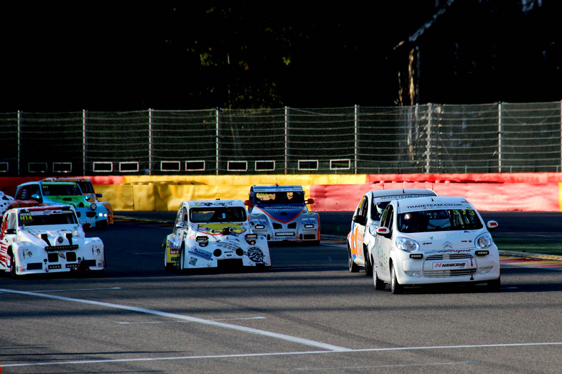 This many cars into one corner at the same time? What could possibly go wrong?